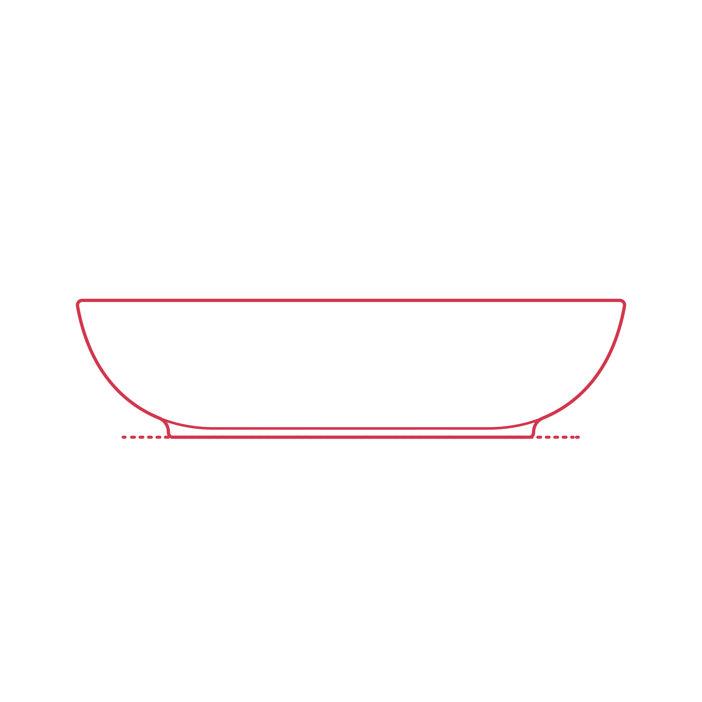 Objects Bowls Ikea Backig Deep Plate 7.75 Inch Contour Svg Vector Free Vectors